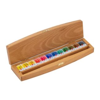 Акварель 12цв Белые ночи кювет по 2,5мл, кисть, бук