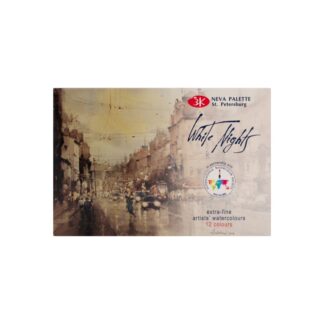 Акварель 12цв Белые ночи кювет по 2,5мл, пластик IWS