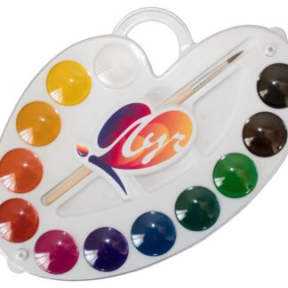 Акварель 12цв Луч Классика Палитра с кистью