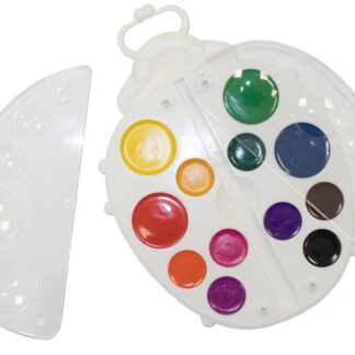 Акварель 12цв Луч Кроха Божья коровка без кисти