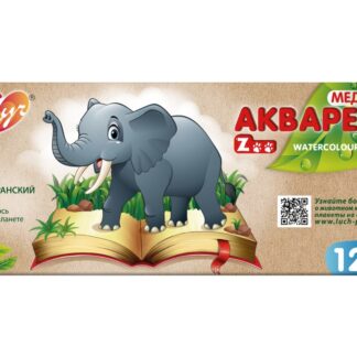 Акварель 12цв Луч ZOO без кисти (картон)