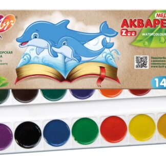 Акварель 14цв Луч ZOO без кисти