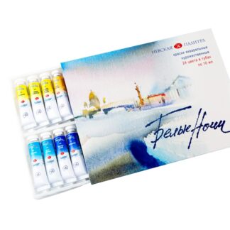 Акварель 24цв Белые ночи коррекс по 10 мл