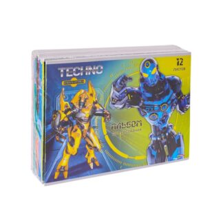 Альбом для рисования 12л, А4, скрепка МИКС 5 диз., обл.-офс.,бл-офс TM"Profit"