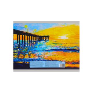 Альбом для рисования А4 40л. ЗАКАТ КРАСКАМИ (40-1544) скреп, мелов. обл., офс