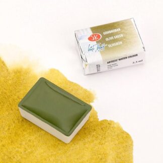 Белые ночи акварель кювета 2,5 мл Оливковая