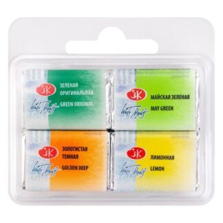 Белые Ночи Набор акварель пластик Микс 4, 4 шт х2,5 мл