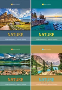 Блокнот 60л А5 гребень мел.картон