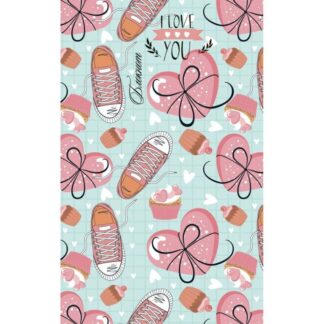 БЛОКНОТ А6 96л. СЕРДЕЧКИ И ПОДАРКИ (96-1816) КБС, цвет.мелов.обл