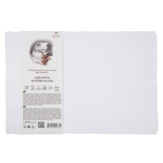 Бумага акварельная, 300 г/м2, 210х300 мм, 5 л/уп, хлопок 100%, белый