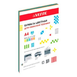 Бумага deVENTE  50 л, А4, 80 г/м, медиум, 5 цв