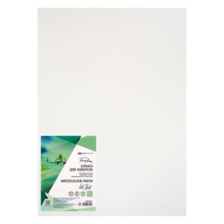 Бумага для акварели Белые ночи/White nights, 100% хлопок, 300 г/м2, среднее зерно, А3, 25 листов
