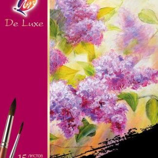 Бумага для гуаши "ЛЮКС" в папке, А4,15л  Луч