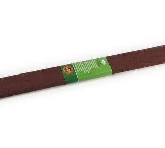 Бумага креповая "KOH-I-NOOR" 30 г/м2, 200х50 см, рулон, коричневый тёмный 9755/23