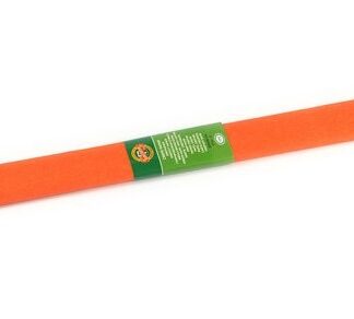 Бумага креповая "KOH-I-NOOR" 30 г/м2, 200х50 см, рулон, оранжевый темный 9755/12