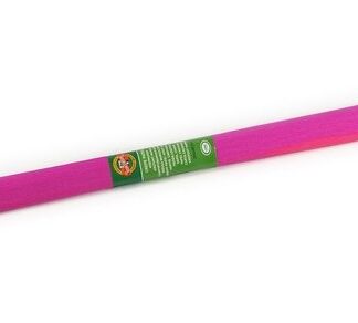 Бумага креповая "KOH-I-NOOR" 30 г/м2, 200х50 см, рулон, розовый тёмный 9755/4