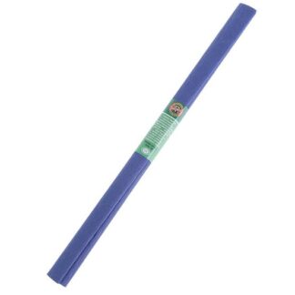 Бумага креповая "KOH-I-NOOR" 30 г/м2, 200х50 см, рулон, синий темный 9755/16