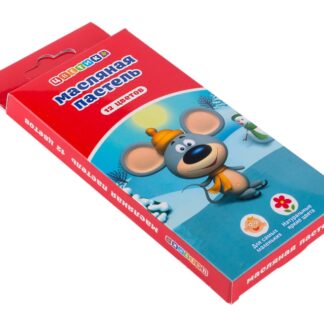 Цветик Набор масляной пастели, 12 цветов, картонная упаковка