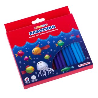 Цветик  Набор пластики для лепки  (12 цветов) 240гр