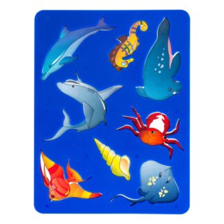 Цветик Трафарет "Морские обитатели", 15,5х20 см