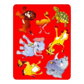 Цветик Трафарет "Животные Африки", 15,5х20 см