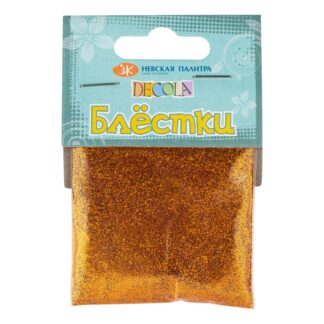 Decola Блестки декоративные,  размер 0,1 мм, 20 г, античное золото
