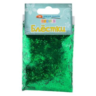 Decola Блестки декоративные,  размер 0,3 мм, 20 г,  изумрудный радужный