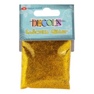 Decola Блестки декоративные,  размер 0,3 мм, 20 г,  старое золото