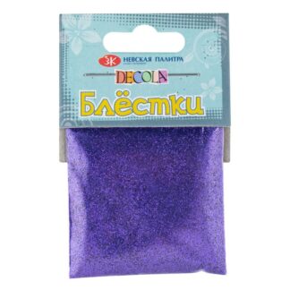 Decola Блестки декоративные,  размер 0,3 мм, 20 г,  ультрамарин
