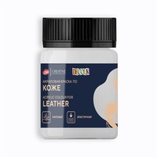 Декола акрил кожа банка 50 мл Серебро