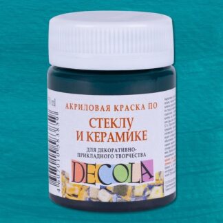 Декола акрил стекло/керамика банка 50 мл Изумрудная