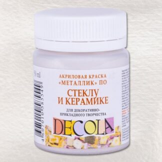 Декола акрил стекло/керамика банка 50 мл Серебро