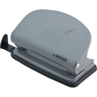 Дырокол deVENTE Liquid Metal 10 л серый, металл с линейкой