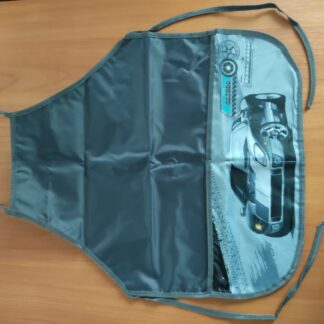 Фартук 450х500мм Серая машина для труда, ткань