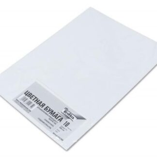 FOLIA Бумага цветная, 300 г/м2, A4, 10 л, белый