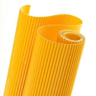 Folia Гофрокартон 50х70см, рулон, желтый