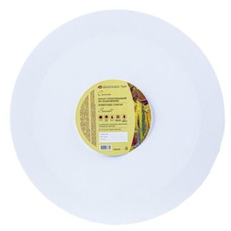 Холст на подрамнике Сонет круглый, диаметр 40 см, 280 г/м2, 100% хлопок, акриловый грунт, среднее