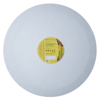 Холст на подрамнике Сонет круглый, диаметр 50 см, 280 г/м2, 100% хлопок, акриловый грунт, среднее