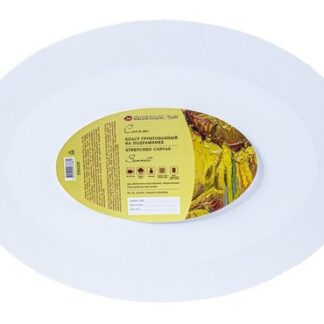 Холст на подрамнике Сонет овальный, 30х40 см, 280 г/м2, 100% хлопок, акриловый грунт, среднее зер