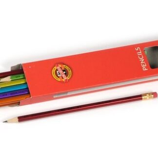 Карандаш ч/г KOH-I-NOOR 1372/HB Oriental, 12 шт/уп с ластиком, школьный