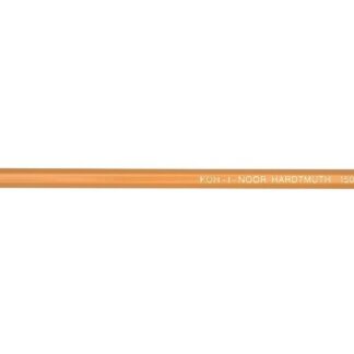 Карандаш ч/г KOH-I-NOOR, 1500/2В(2М), 12 шт/уп дерево, шестигранный, заточенный, желтый