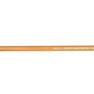 Карандаш ч/г KOH-I-NOOR, 1500/6В(6М), 12 шт/уп дерево, шестигранный, заточенный, желтый