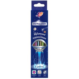 Карандаши  6цв Луч Фантазия МЕТАЛЛИК