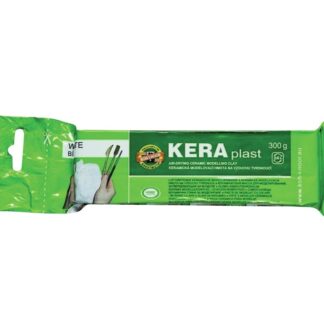 Керамическая масса, затвердевающая на воздухе (глина) KOH-I-NOOR 131708, 300 г, белый