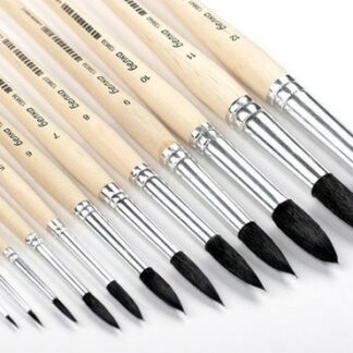 Кисть Белка имитация №1 круглая, короткая ручка