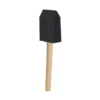 Кисть плоская, поролон, 60 мм, деревянная ручка