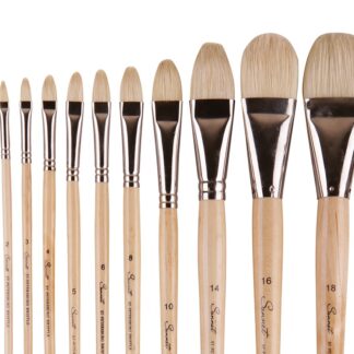 Кисть Щетина  №4 (10мм) Сонет овальная, длинная ручка