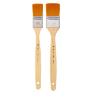 Кисть Синтетика №40 (40 мм) Сонет флейц, короткая ручка