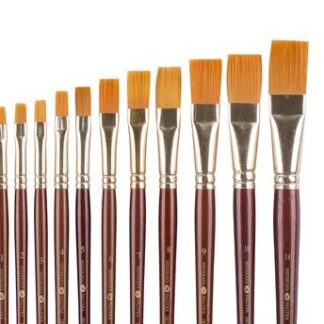 Кисть Синтетика  №6 (10 мм) Decola плоская, короткая ручка