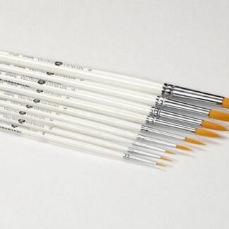 Кисть Синтетика  №8 (8 мм) Невская Палитра  круглая, длинная ручка